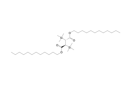 (2R,3S)-2,3-bis(trimethylsilyl)butanedioic acid didodecyl ester