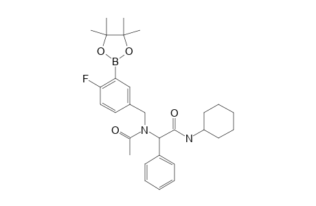 N-CYCLOHEXYL-2-[N-[4-FLUORO-3-(4,4,5,5-TETRAMETHYL-1,3,2-DIOXABOROLAN-2-YL)-BENZYL]-ACETAMIDO]-2-PHENYL-ACETAMIDE
