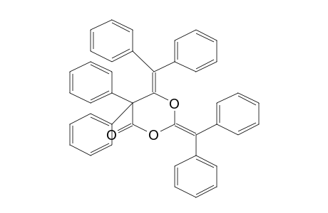 1,3-Dioxan-4-one, 2,6-bis(diphenylmethylene)-5,5-diphenyl-