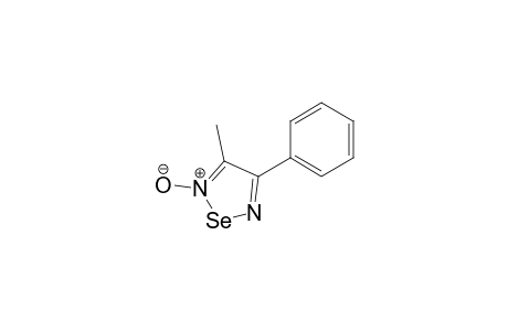 1,2,5-Selenadiazole, 3-methyl-4-phenyl-, 2-oxide