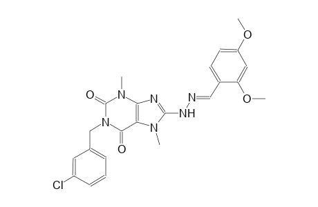 2,4-dimethoxybenzaldehyde [1-(3-chlorobenzyl)-3,7-dimethyl-2,6-dioxo-2,3,6,7-tetrahydro-1H-purin-8-yl]hydrazone