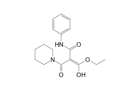 3-Ethoxy-3-hydroxy-N-phenyl-2-(piperidinocarbonyl)propenamide
