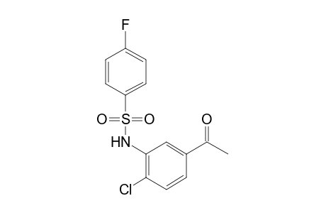 5'-acetyl-2'-chloro-4-fluorobenzenesulfonanilide