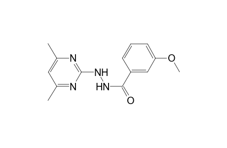 Benzhydrazide, 3-methoxy-N2-(4,6-dimethyl-2-pyrimidyl)-