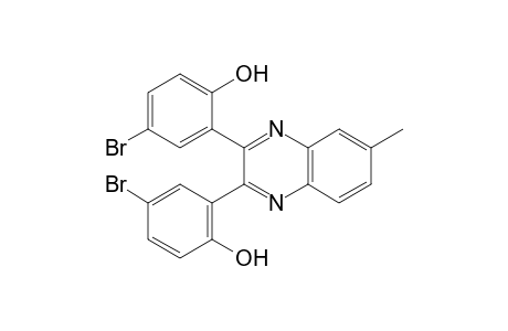 2,2'-(6-methyl-2,3-quinoxalinediyl)bis[4-bromophenol]