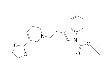 1H-Indole-1-carboxylic acid, 3-[2-[3-(1,3-dioxolan-2-yl)-5,6-dihydro-1(2H)-pyridinyl]ethyl]-, 1,1-dimethylethyl ester