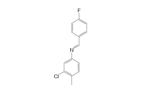 3-chloro-N-(p-fluorobenzylidene)-p-toluidine