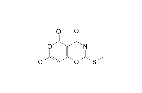 7-chloro-2-(methylthio)-4H,5H-pyrano[3,4-e]-1,3-oxazine-4,5-dione