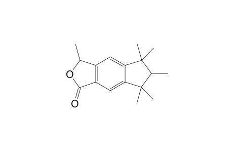3,5,5,6,7,7-hexamethyl-(3H)-indan[5,6-c]furan-1-one