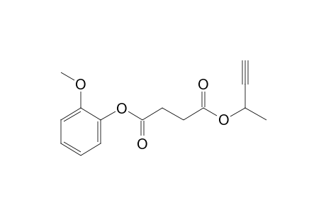 Succinic acid, but-3-yn-2-yl 2-methoxyphenyl ester