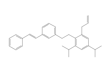 3-[2-[2-(2-propenyl)-4,6-diisopropylphenyl]ethylstilbene