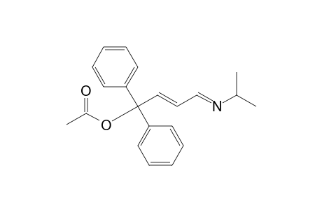 (1E,3E)-5-Acetoxy-N-isopropyl-5,5-diphenyl-1-azapenta-1,3-diene