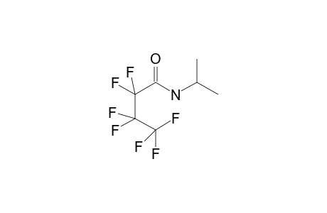 Isopropylamine, N-heptafluorobutyryl-