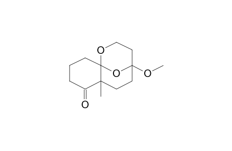 9-Methoxy-6-methyl-12,13-dioxatricyclo[7.3.1.0(1,6)]tridecan-5-one