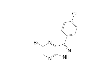 5-Bromo-3-(4-chlorophenyl)-1H-pyrazolo[3,4-b]pyrazine