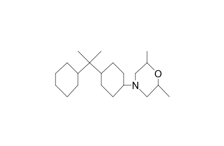 Morpholine, 4-[4-(1-cyclohexyl-1-methylethyl)cyclohexyl]-2,6-dimethyl-