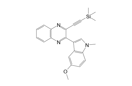 2-(5-Methoxy-1-methyl-1H-indol-3-yl)-3-((trimethylsilyl)ethynyl)quinoxaline