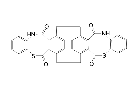 syn-6,18-Diaza-11,23-dithia[2.2](1,4)dibenzocyclooctanophane-5,12,17,24-tetraone