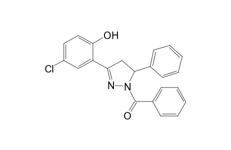 2-(1-benzoyl-5-phenyl-4,5-dihydro-1H-pyrazol-3-yl)-4-chlorophenol