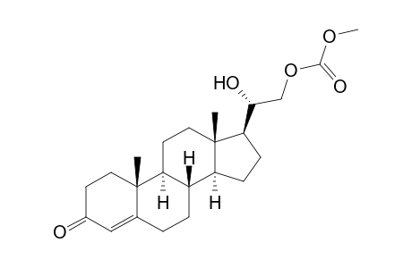 20β,21-dihydroxypregn-4-en-3-one, 21-(methyl carbonate)