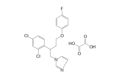 1-[2-(2,4-dichlorophenyl)-4-(p-fluorophenoxy)butyl]imidazole, oxalate(1:1)