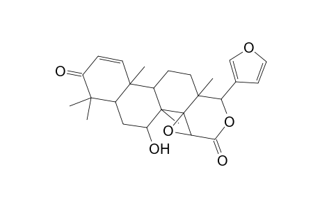 D-Homo-24-nor-17-oxachola-1,20,22-triene-3,16-dione, 14,15:21,23-diepoxy-7-hydroxy-4,4,8-trimethyl-, (5.alpha.,7.alpha.,13.alpha.,14.beta.,15.beta.,17a.alpha.)-