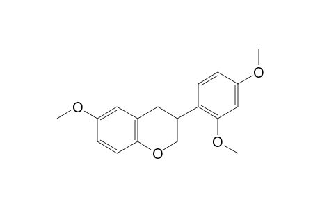 2H-1-Benzopyran, 3-(2,4-dimethoxyphenyl)-3,4-dihydro-6-methoxy-