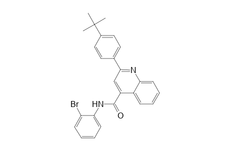 N-(2-bromophenyl)-2-(4-tert-butylphenyl)-4-quinolinecarboxamide