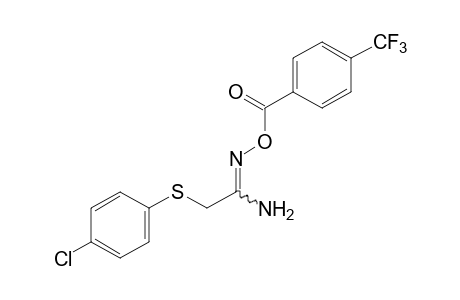 2-[(p-chlorophenyl)thio]-O-(alpha,alpha,alpha-trifluoro-p-toluoyl)acetamidoxime