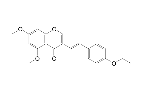 (E)-4'-Ethoxy-5,7-dimethoxy-3-styrylchromone