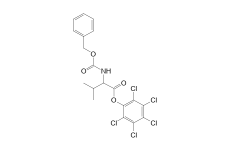 N-carboxy-D,L-valine, N-benzyl pentachlorophenyl ester