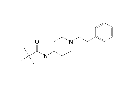 1-(2-Phenylethyl)-4-piperidinamine, N-trimethylacetyl-