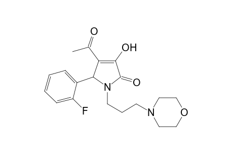 3-Acetyl-2-(2-fluorophenyl)-4-hydroxy-1-(3-morpholin-4-ylpropyl)-2H-pyrrol-5-one