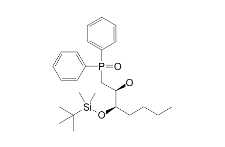 (2S,3R)-1-Diphenylphosphinoyl-3-tert-butyldimethylsilyloxyheptan-2-ol