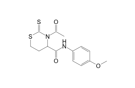 R,S-3-ACETYL-4-(N-4-METHOXYPHENYLCARBAMOYL)-1,3-THIAZINANE-2-THIONE