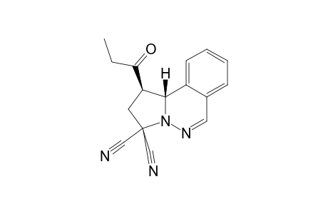 1-EXO-PROPIONYL-3,3-DICYANO-1,2,3,10B-TETRAHYDROPYRROLO-[2,1-A]-PHTHALAZINE