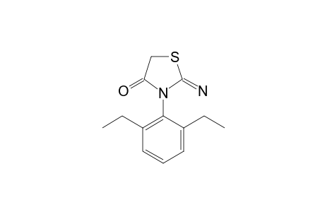 3-(2,6-diethylphenyl)-2-imino-4-thiazolidinone