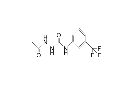 Acetic acid, 2-[[[3-(trifluoromethyl)phenyl]amino]carbonyl]hydrazide