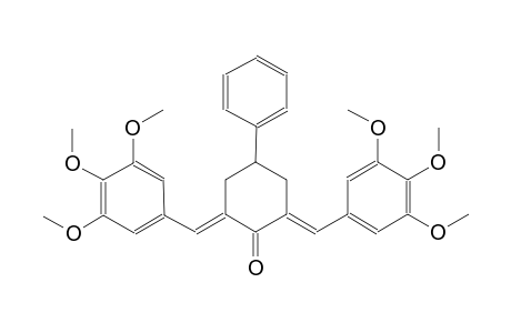 cyclohexanone, 4-phenyl-2,6-bis[(3,4,5-trimethoxyphenyl)methylene]-, (2E,6E)-