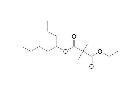 Dimethylmalonic acid, ethyl 4-octyl ester