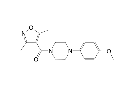 1-[(3,5-dimethyl-4-isoxazolyl)carbonyl]-4-(4-methoxyphenyl)piperazine