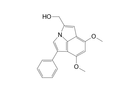 6,8-Dimethoxy-4-hydroxymethyl-1-phenylpyrrolo[3,2,1-hi]indole