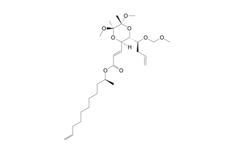 (-)-(E)-(2S,3R,5R,6R,1'S,5''S)-5,6-DIMETHOXY-2-(1'-METHOXYMETHYLHYDROXY-BUT-3'-ENE)-5,6-DIMETHYL-3-(5''-METHYLTETRADEC-1'',3''-DIENE-1''-YL-3''-ONE)-1,4-DIOXANE