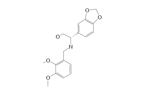 (2S)-2-(1,3-benzodioxol-5-yl)-2-(o-veratrylamino)ethanol