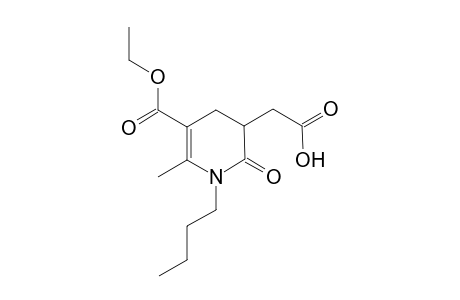 1-BUTYL-5-CARBOXYMETHYL-2-METHYL-6-OXO-1,4,5,6-TETRAHYDROPYRIDINE-3-CARBOXYLIC-ACID-ETHYLESTER