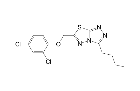 6-(2,4-Dichlorophenoxymethyl)-3-n-butyl-s-triazolo[3,4-b]-1,3,4-thiadiazole