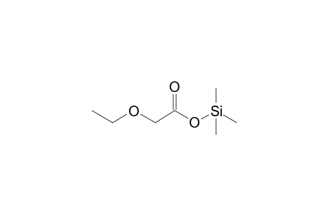 Ethoxyacetic acid, tms derivative