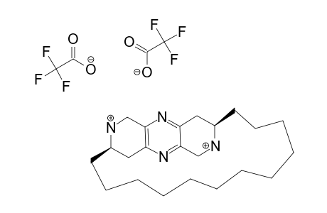 (3R,8R)-1,2,3,4,6,7,8,9-OCTAHYDRO-3,8-DODECANODIPYRIDO-(3,4-B:3',4'-E)-PYRAZINE-BIS-(TRIFLUOROACETATE)