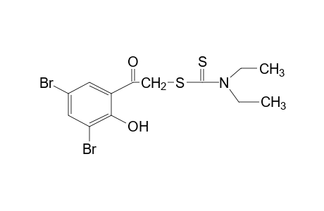 3',5'-DIBROMO-2'-HYDROXY-2-MERCAPTOACETOPHENONE, 2-(DIETHYLDITHIOCARBAMATE)