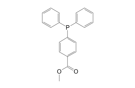 p-(diphenylphosphino)benzoic acid, methyl ester